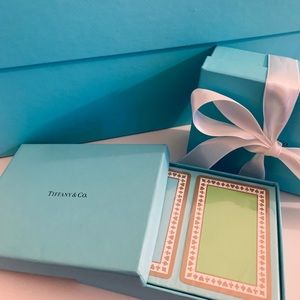 Tiffany & Co NIB Playing Cards -Two Decks in Original Box NEW!